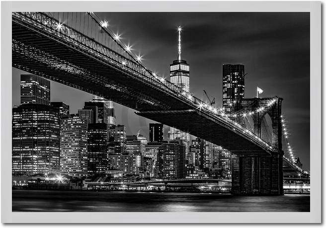 New York Skyline at Night        von Toby Seifinger