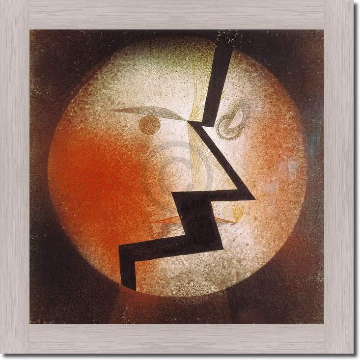 Physiognomischer Blitz           von Paul Klee