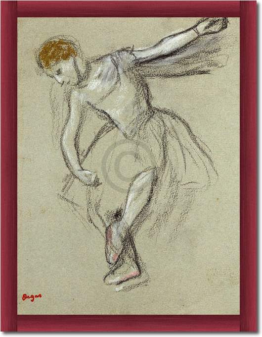 Tänzerin im Profil               von Edgar Degas
