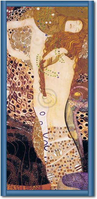 Wasserschlangen I                von Gustav Klimt