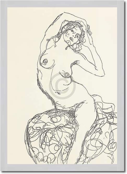 Weiblicher Akt                   von Gustav Klimt