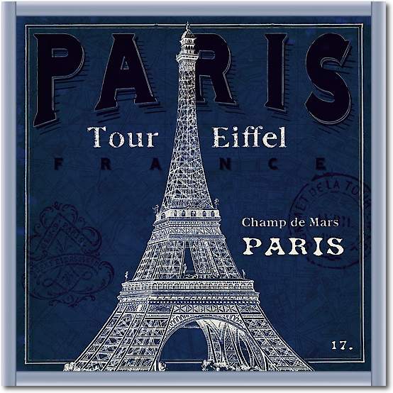 Blueprint Tour Eiffel von Sue Schlabach