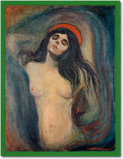 Madonna, 1894 von Edvard Munch