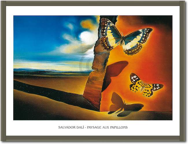 Paysage aux papillons, SD-325 von Salvador         Dali