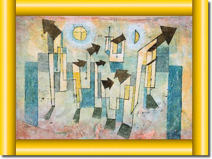 Tempel der Sehnsucht von Paul Klee
