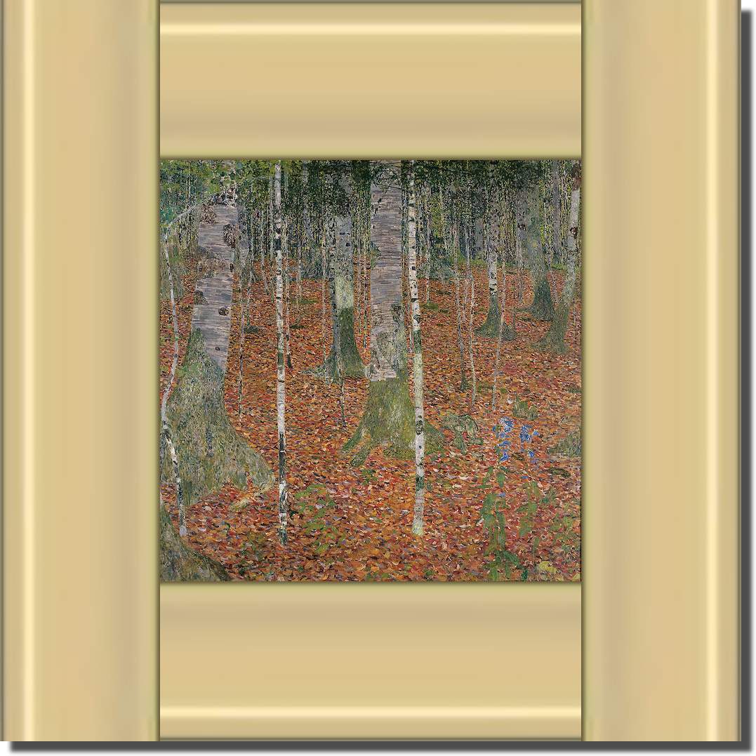 Birkenwald von Gustav Klimt