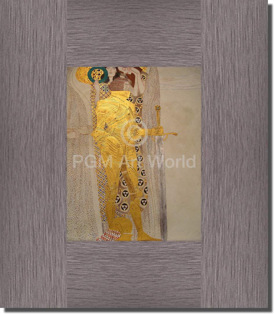 Der goldene Ritter / Beethovenfries von Gustav Klimt
