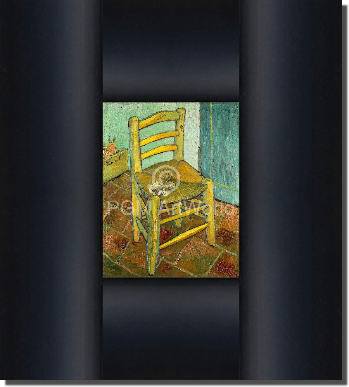 van Goghs Stuhl in Arles mit Pfeife von Vincent van Gogh