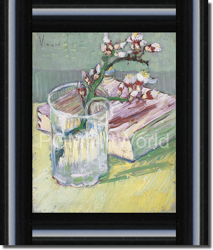 Stillleben mit blühendem Mandelzweig von Vincent van Gogh