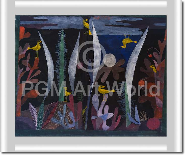 Landschaft mit gelben Vögeln von Paul Klee