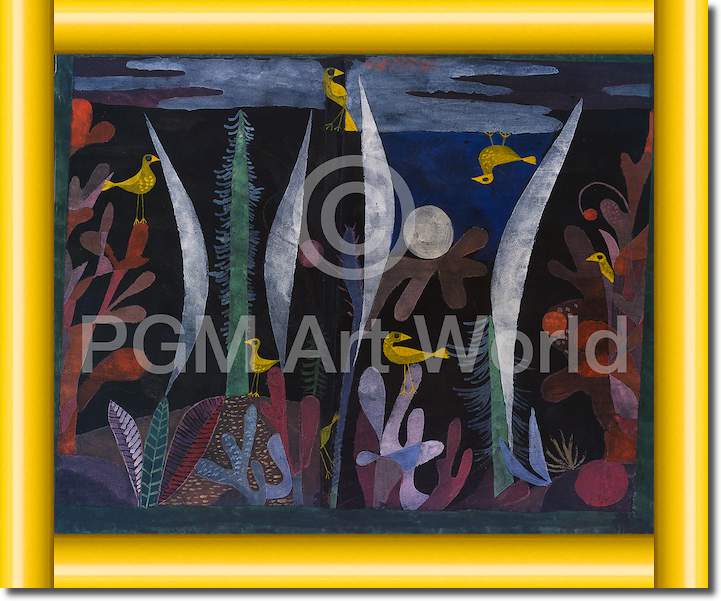 Landschaft mit gelben Vögeln von Paul Klee