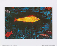 30cm x 24cm The golden fish, 1925 von KLEE,PAUL