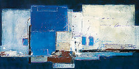 150cm x 75cm Abstrakt IX von van der Werf, Ron