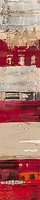 20cm x 100cm Metamorphosen II von Richter-Armgart, Rose