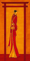50cm x 100cm Geisha II von Ona, 