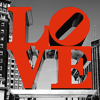 100cm x 100cm Love Philly von Terrible, Aurélien