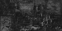 100cm x 50cm Manhattan von CLARKE,JOHN
