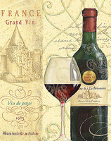 110cm x 140cm Wine Passion I von Brissonnet, Daphne