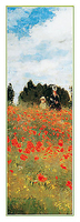 25cm x 70cm Field of Poppies von MONET,CLAUDE