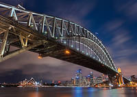 140cm x 100cm Sydney Harbour Bridge von Lothar Ernemann