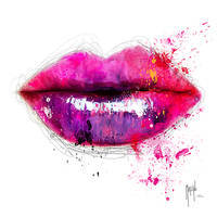 100cm x 100cm Color of Kiss von Patrice Murciano