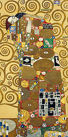 90cm x 70cm Die Musik von Klimt, Gustav