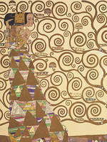 75cm x 100cm L´Attesa I von Gustav Klimt