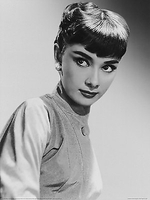 60cm x 80cm Audrey Hepburn - Portrait von HERO