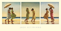69cm x 35cm Summer Days - Triptych von VETTRIANO,JACK