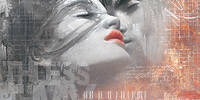 100cm x 50cm The Kiss von Enrico Sestillo