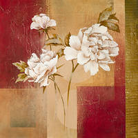 100cm x 100cm Shimmering Bloom von Verbeek & van den Broek