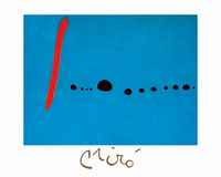 30cm x 24cm Blue II von Joan Miró