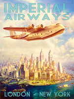 30cm x 41cm Imperial Airways von The Vintage Collection