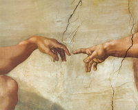 30cm x 24cm Creazione di Adamo von Michelangelo