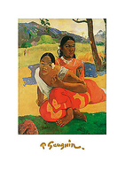50cm x 70cm Deux Tahitiennes von GAUGUIN,PAUL