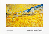 70cm x 50cm Il mietitore                     von Vincent Van Gogh