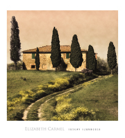 45cm x 50cm Tuscan Farmhouse                 von Elisabeth Carmel