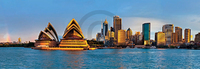 95cm x 33cm Sydney circular quay panorama    von Shutterstock