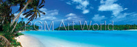 95cm x 33cm Panoramic Lagoon                 von Shutterstock
