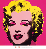 65cm x 70cm Marilyn Monroe, Hot Pink         von Andy Warhol