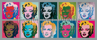 134cm x 56cm Ten Marilyns, 1967               von Andy Warhol
