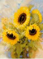 60cm x 80cm Sunflowers dream                 von Igor Levashov