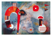 100cm x 70cm Rond et pointu                   von Wassily Kandinsky