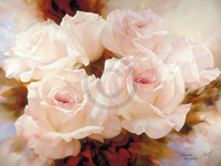 80cm x 60cm Pink Roses                       von Igor Levashov