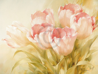 70cm x 50cm Pink Tulips II                   von Igor Levashov