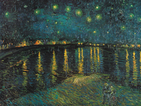 80cm x 60cm Notte stellata                   von Vincent Van Gogh