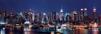 95cm x 33cm Manhatten Skyline                von Shutterstock