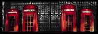 95cm x 33cm London-Red Telephone Boxes       von Stéphane Rey-Gorrez