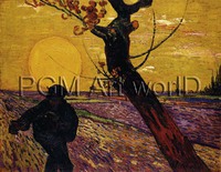 80cm x 60cm Le Sémeur                        von Vincent Van Gogh