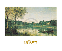30cm x 24cm L'étang de ville d'Avray         von J.B.C. Corot